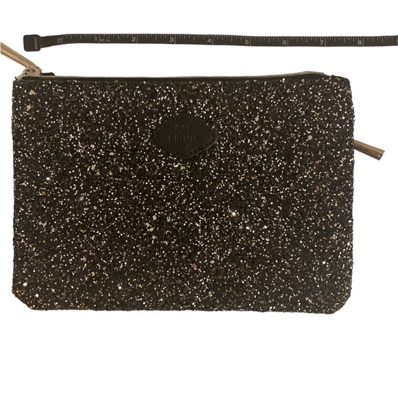 Black Glitter Clutch w/ Chain - NWOT - Picture 6 of 7